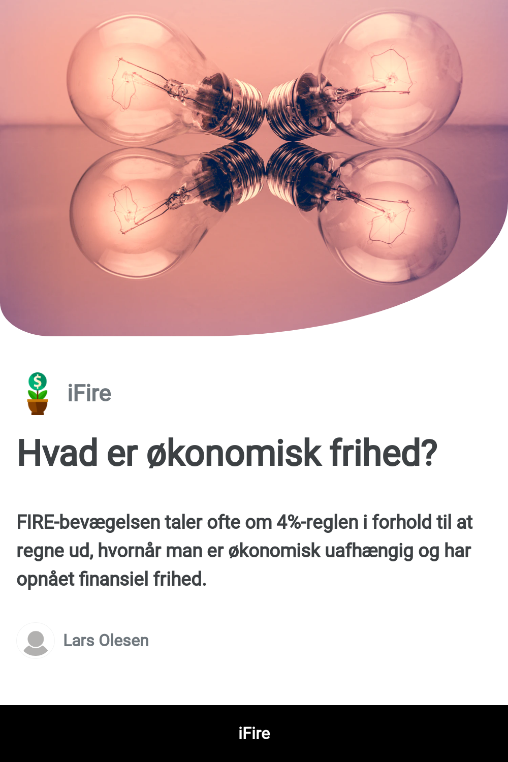 Hvad Er økonomisk Frihed?